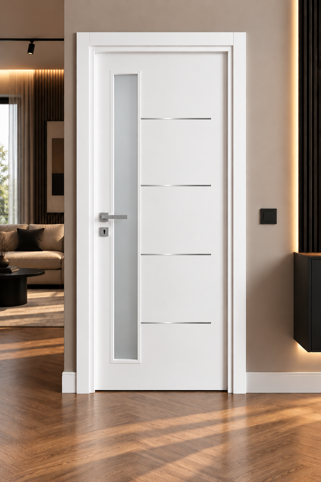 Интериорна врата Line Glass